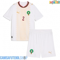 Camisa de time de futebol Marrocos Achraf Hakimi #2 Replicas 2º Equipamento Infantil Mundo 2026 Manga Curta (+ Calças curtas)